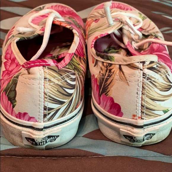 Floral authentic Vans - Picture 3 of 4